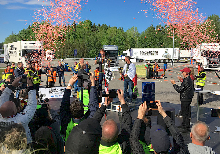 Scania Driver Competitions 2019 palkinnonjako