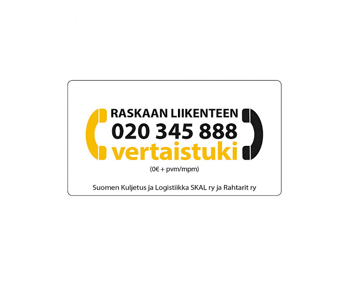 Raskaan liikenteen vertaistuki -logo