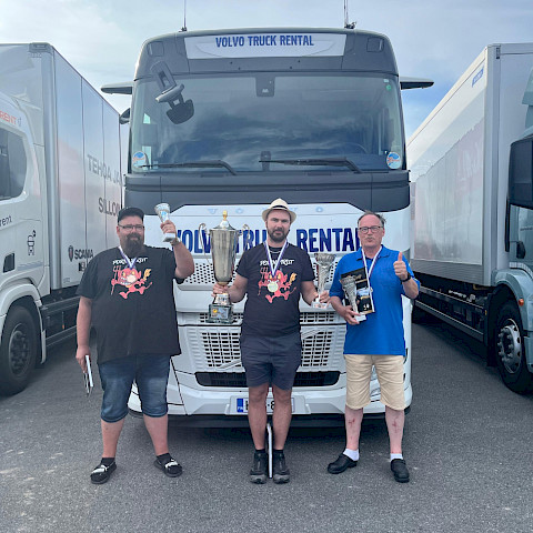 C) Puoliperävaunusarja: 1. Juuso Kalliomäki, Porin osasto, 2. Juhani Maliniemi, Lapin osasto, 3. Mikko Jokinen, Porin osasto